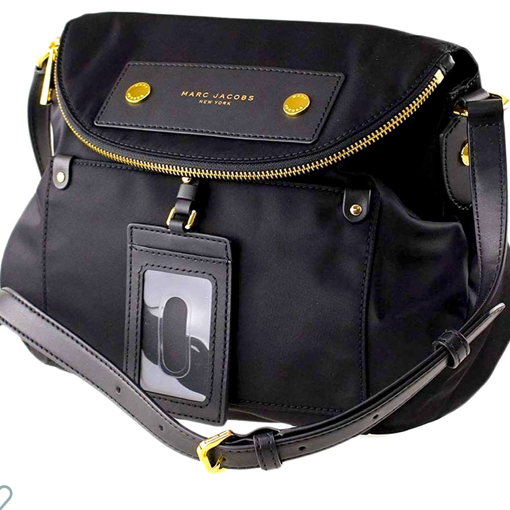 Marc Jacobs Nylon Crossbody Black Medium